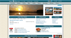 Desktop Screenshot of lakeolivernews.com