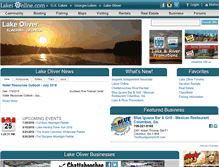 Tablet Screenshot of lakeolivernews.com
